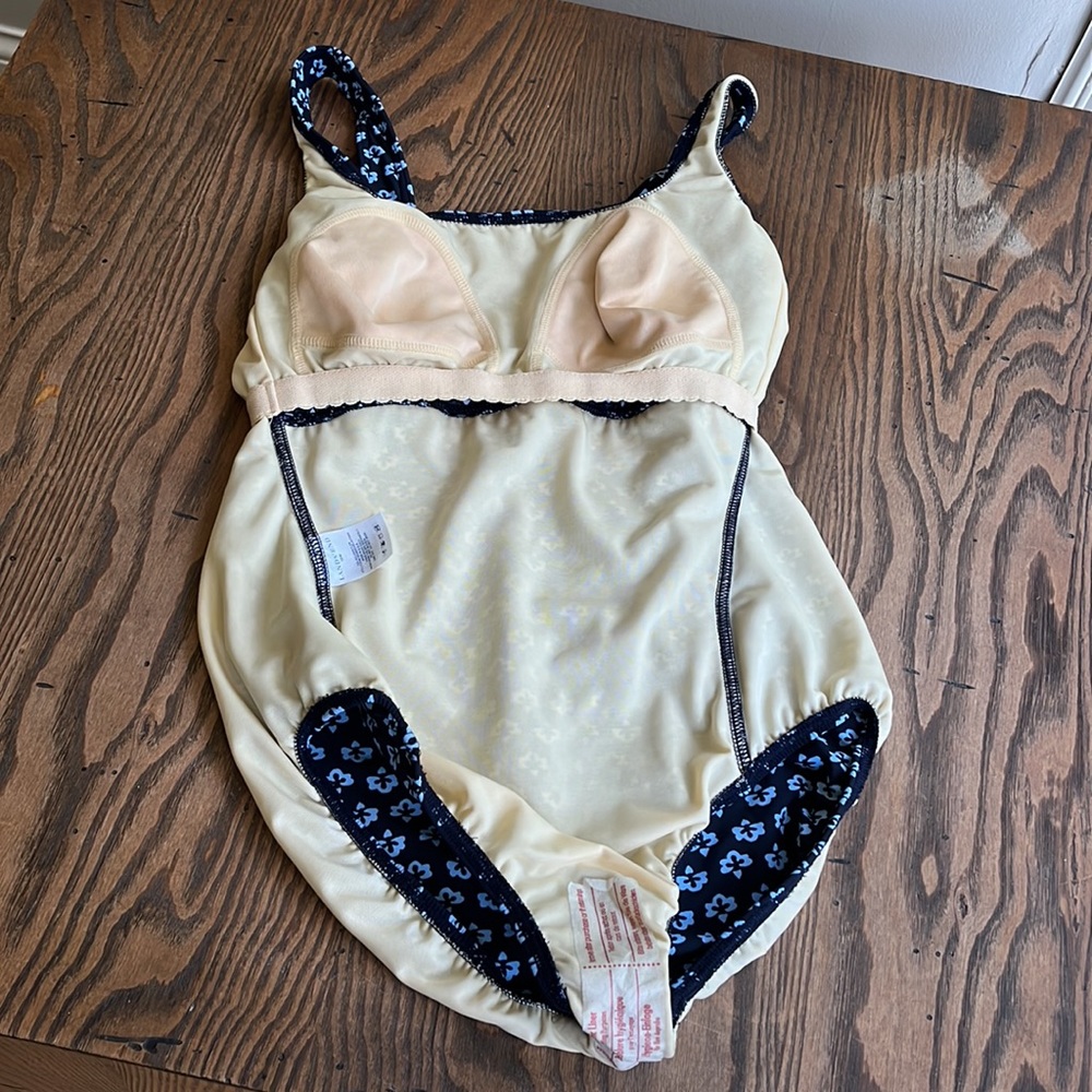 NEW!! Lands End navy print one piece swimsuit size 16W - Picture 10 of 12